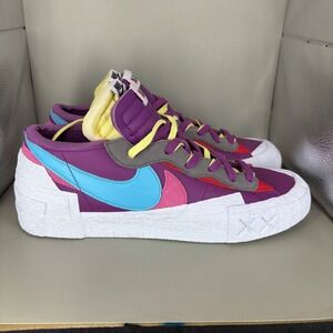 Nike Blazer Low sacai KAWS Purple Dusk Mens Size 13 DM7901-500 Low Top Sneakers